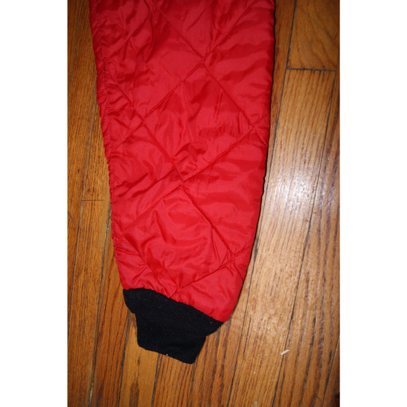 Vintage 1950's Marshall Gamemaster Red Quilted Hunting Snow Pants Mens L - Picture 5 of 9